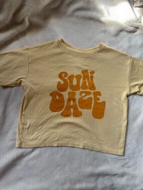 Little Urban Apparel Kids Yellow 'Sun Daze' Graphic Tee
